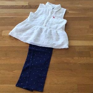 Button up sleeveless Abercrombie shirt